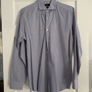Hugo Boss Men’s Slim Fit Dress Shirt, Size 41